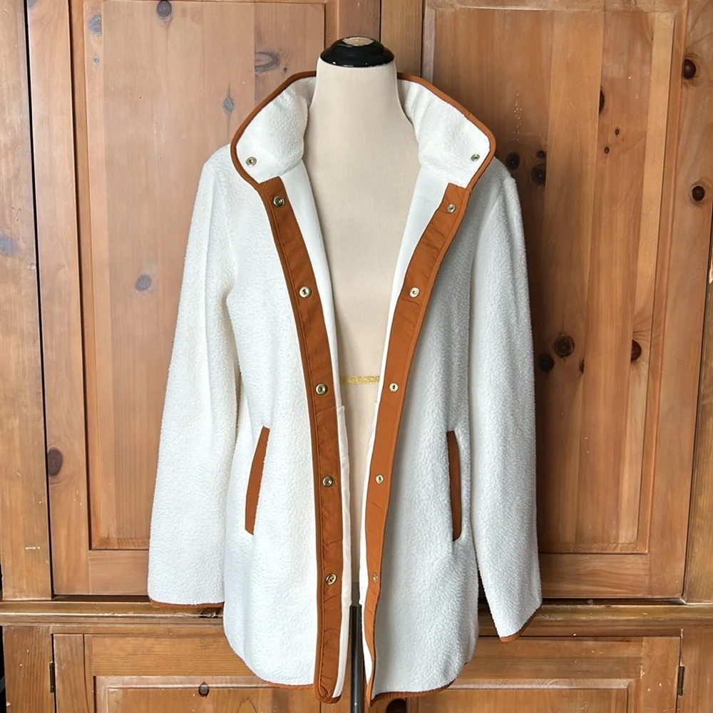 🍂J. Crew Factory Women’s Jacket. Size: Medium. Cozy and Lightweight. - Picture 7 of 10